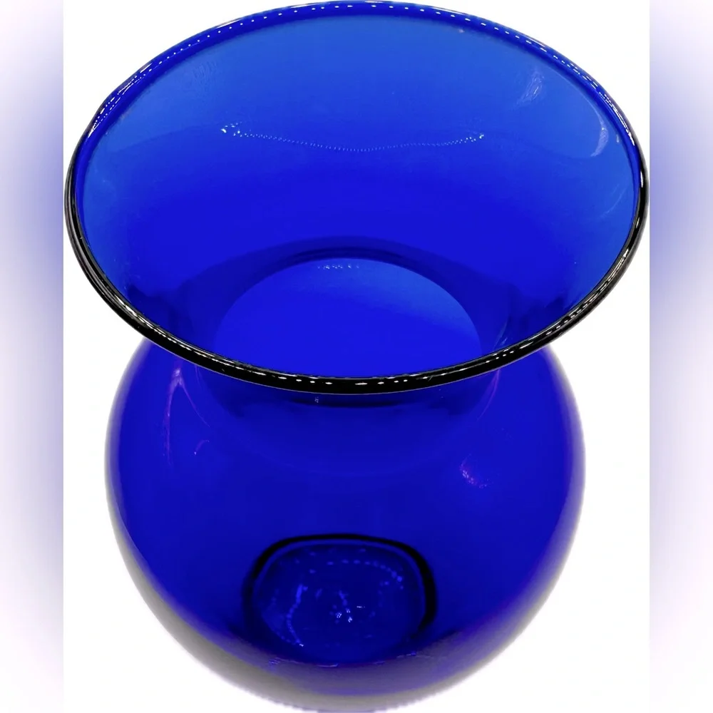 Vintage Small Cobalt Blue Mini Vase from 1980’s, Great Preowned Condition